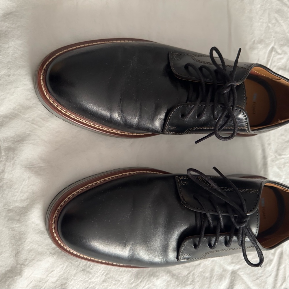 Johnston murphy Classic Black Leather Men's Shoes